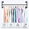 Large Base Wall Mounted Industrial Pipe Clothes Rack Detachable Clothes TowelRod