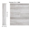 36pcs/5m² Luxury Vinyl Tiles PVC Self Adhesive Wood Look Flooring Kitchen Bath