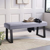 Upholstered Tufted Bench Window Seat Chair Bed End Footstool Shoe Changing Stool
