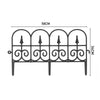 Flexible Plastic Wooden Effect Lawn Border Edge Garden Edging Picket Fencing Set