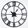 78CM Extra Large Roman Numerals Skeleton Wall Clock Open Face Round Clock