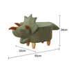 Upholstered Animal Shaped Ottoman Ride-on Footrest Stool Rest Seat TOY Kids New