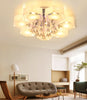 3+2 Colour Luxury Crystal LED Chandelier Hexagon/Flower Lamp Ceiling Lights