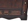 Retro Wooden Treasure Chest Vintage Storage Box Trunk Coffee Table Lockable UK