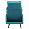 Frosted Velvet Upholstered Recliner Chair Armchair Sleeper Chair Single Sofa Bed