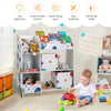 Kids Toy and Book Organizer Wooden Children Storage Display Cabinet Bookshelf