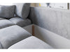 Easy Velvet Corner Sofa Bed with Storage and Pillows , Universal Sofa Bed