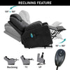 Riser & Recliner Armchair Leather 8 Point Electric Heated Massage Sofa Arm Chair