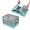 Fully Open Folding Storage Box With Lid Plastic Clothes Toys Book Case Organizer