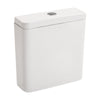 Modern Bathroom Square Toilet Close Coupled WC Soft Close Seat Short Projection