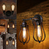 Modern Vintage Industrial Wall Mounted Light Rustic Sconce Lamp Fixture Light UK