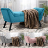 Large Velvet Ottoman Chesterfield Pouffe Window Seat Bed End Stool Pouffe Bench