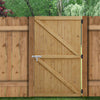 DIY Home Garden Pine Wood Gate Wooden Gate Pedestrian Gate 152/183cm Height