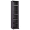 Stylish 8-Tier CD Cabinet Display Shelving Chipboard Freestanding Storage Furnit