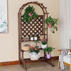 Large Wooden Plant Stand Hanging Flower Shelf Ladder Rack Garden Outdoor Indoor