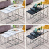Marble Pattern Nest Of 3 Coffee Table Nested Tables Side Sofa End Nesting Tables