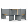 Corner Dining Set L Shaped Diner With Bench Booth Kitchen Trestle Solid Pine