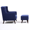 Retro/Vintage Tub Accent Chair Upholstered Padded Armchair Lounge Fabric Sofa UK