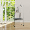 Rolling Metal Bird Play Stand Wooden Perches Ladders Parrot Playground Birds Fun