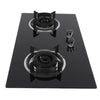 Portable Liquefied Gas Stove 2 Burner Indoor Cooker Caravan Double Cooktop Hob