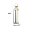 Stainless Steel Lanterns Candle Holder Stand Hanging/Free Standing Wedding Decor