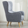 Retro/Vintage Tub Accent Chair Upholstered Padded Armchair Lounge Fabric Sofa UK