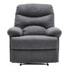 High Back Velvet Tub Armchair Leather Recliner Padded Lounge Chair Sleeping Sofa