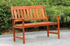 3 Person 150cm Wide Traditional Wooden Garden Bench Seat
