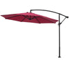 3M Banana Parasol Cantilever Umbrella Sun Shade Canopy Garden Outdoor w/ Base UK