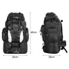 80L Travel Extra Large Hiking Camping Backpack Rucksack Waterproof Luggage Bag