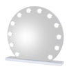 Hollywood Style Large Makeup Mirror Dimmable Vanity Light Mirror 12 LED Bulbs