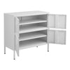 4 Doors Office Storage Cupboard Metal Filing Cabinet Furniture With 4 Shelves
