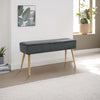Slim Entryway Shoe Stool Bedroom Bed End Bench Home Footrest Footstool Wood Legs