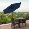 2/2.5/2.7/3M Patio Parasol Sunshade Garden Umbrella Outdoor Canopy Tilt Crank