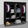 Zippered Dustproof Cover 67" Portable Closet Storage Organizer Clothes Wardrobe