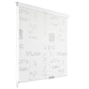 Shower Curtain Roller Blind White Home Bathroom Divider Privacy Screen vidaXL