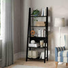 TAD | Riva Scandinavian Retro Ladder Bookcase Shelving Shelf Unit Black 5 Tier