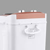 White Portable Washing Machine Mini Single Tub Washer for Flats Dorm Camping