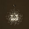 LED Ceiling Light Firework Pendant Vintage Lampshade Chandelier Crystal Droplets