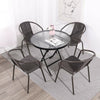 Garden Bistro Patio Furniture Set Folding Table Chairs Outdoor Indoor Rattan NEW