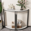 Modern Accent Console Table Coffee Telephone Side Table Narrow Marble Display