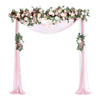 2m Tall Metal Pergola Arbor Wedding Arch Stand Backdrop Garden Trellis Stand Dec