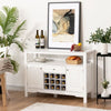 Modern Sideboard Cabinet Kitchen Cupboard 12 Bottles Wine Rack Display Shelves