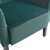 Velvet Upholstered Accent Armchair Buttoned Back Chair Living Room Lounge Sofa