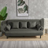 Faux Leather Fabric Sofa Bed Recliner Chair Bed 2/3 Seater Couch Sleeper Sofabed