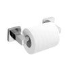 Square Modern Bathroom Toilet Roll Holder in Chrome Wall Mounted Design