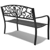 Antique-design Garden Metal Bench Seat Outdoor Decorative Cast Iron Park Chairs