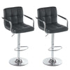 2x 360°Swivel Bar Stools W/ Armrest Kitchen Breakfast Bar Salon Pub Club Chairs