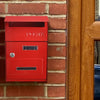 Outdoor Wall Mounted Mailbox Lockable Steel Mail Letter Post Secure Box Postbox
