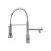 Kitchen Sink Mixer Taps Spring Pull Out Sprayer Commercial Dual Spout Swivel Tap